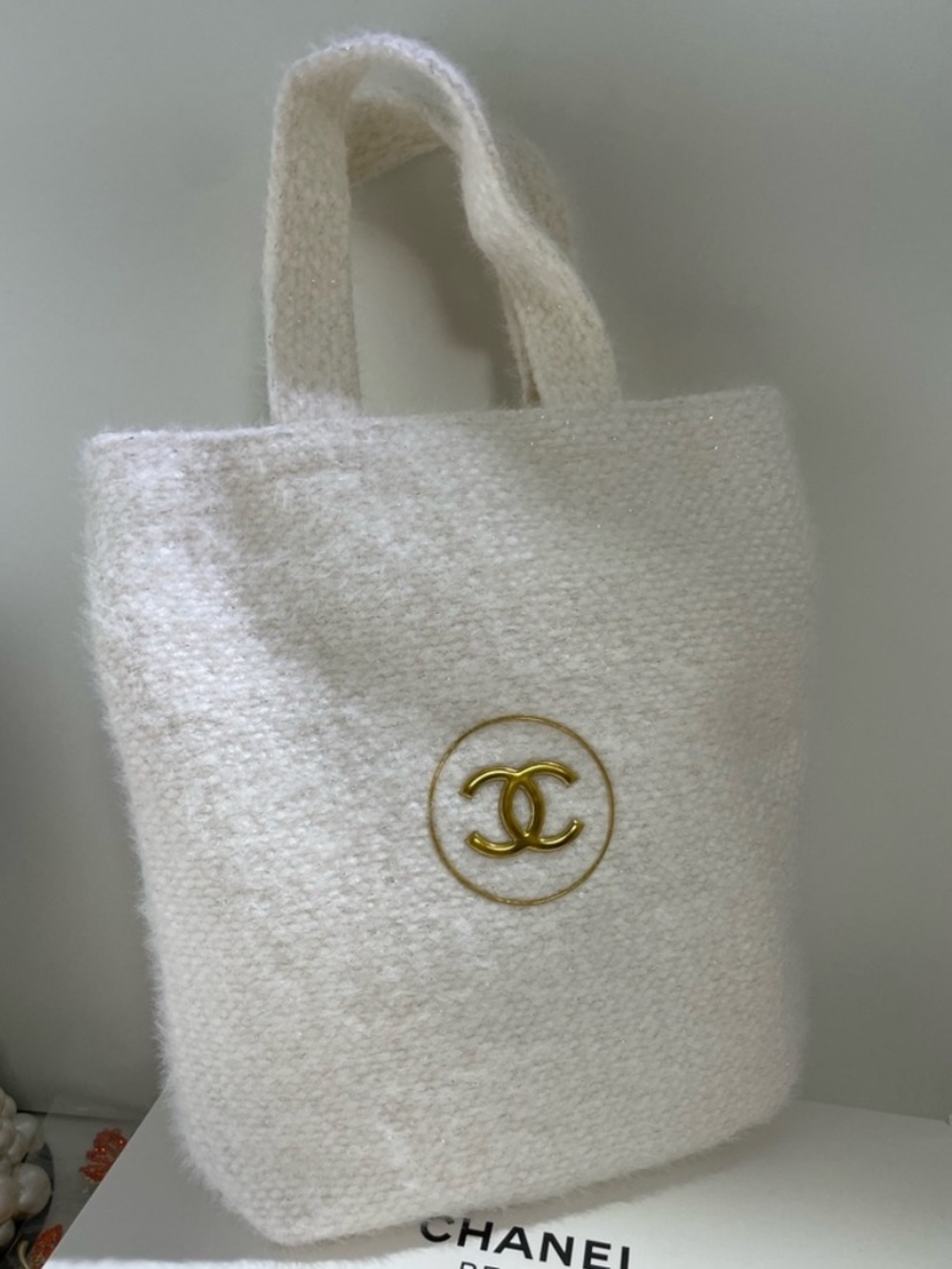 Chanel beauty gift small tote